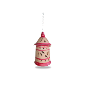 Gowpaa - Handcrafted Clay Bell with Light Fitting (Without Bulb), Decorative Hanging Bell for Home (Hand Painted)