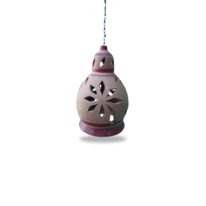Gowpaa - Handmade Clay Bell with Light Fitting Option (Without light), Hand Painted, Decorative Hanging