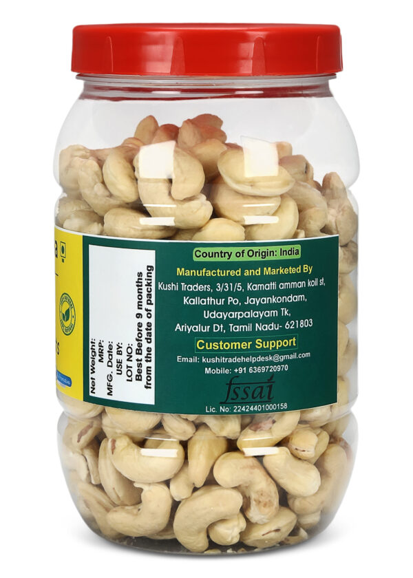 Premium Cashew Nuts, W320, 1/2 Kg - Image 6