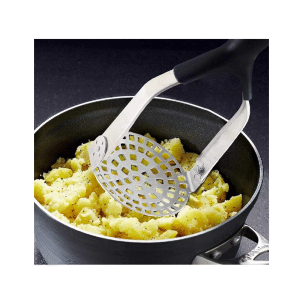 Gowpaa Stainless Steel Potato Masher (27 Cm) and Garlic Crusher (10 Cm) Set - Image 9