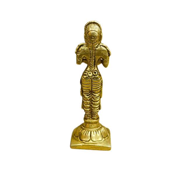 Gowpaa Brass Paavai Diya, Laxmi Diya, Traditional Oil Lamp for Pooja - Image 7