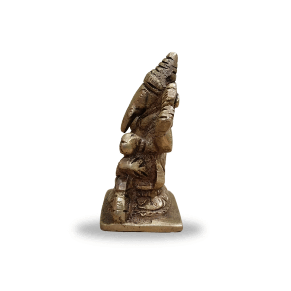 Gowpaa Brass Ganesh Idol, Religious Hindu Deity Statue - Image 6